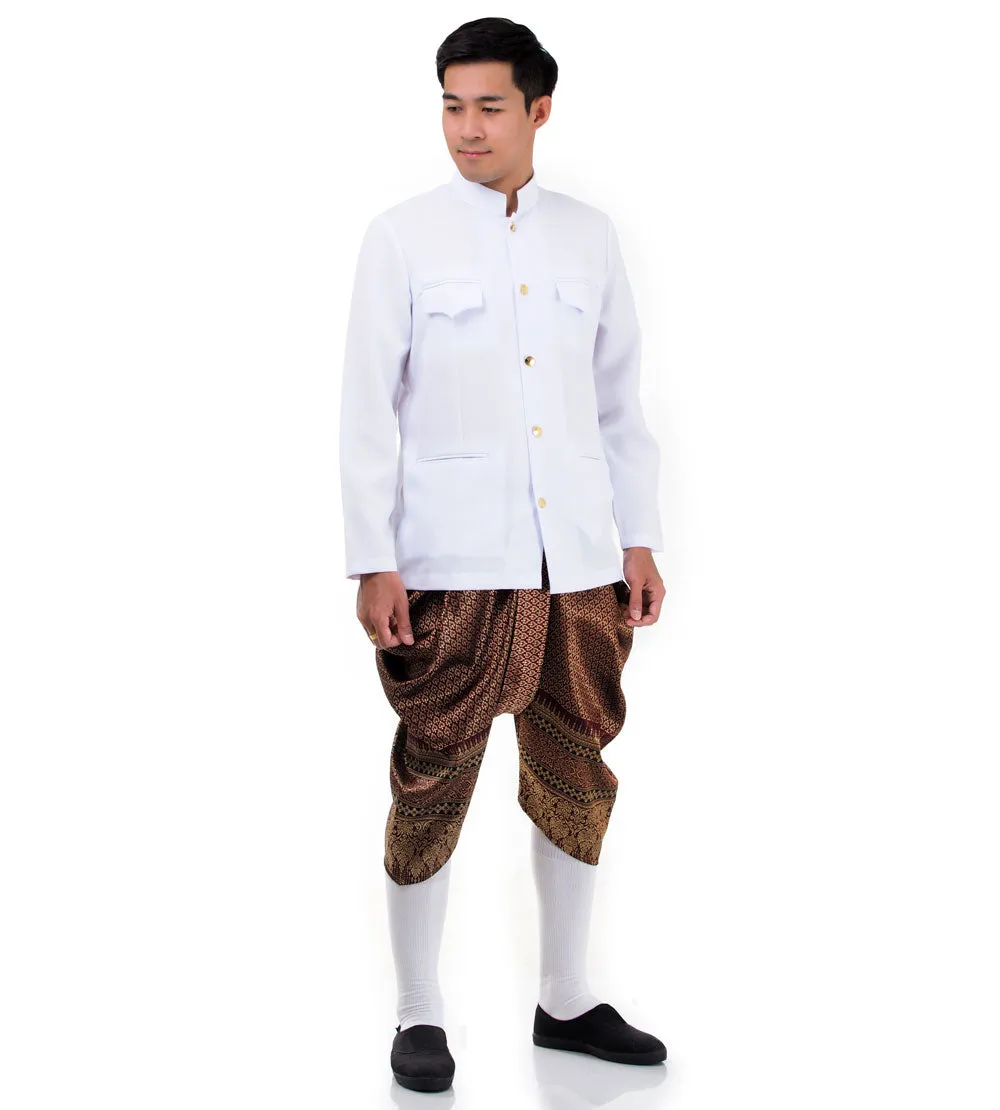 Traditional Men’s Chut Thai Outfit Royal Style