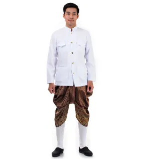 Traditional Men’s Chut Thai Outfit Royal Style