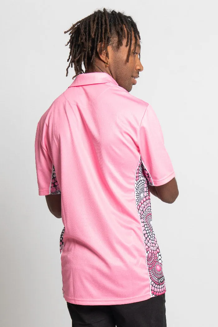 Tribe Of Women Bamboo (Simpson) Pink Unisex Polo Shirt