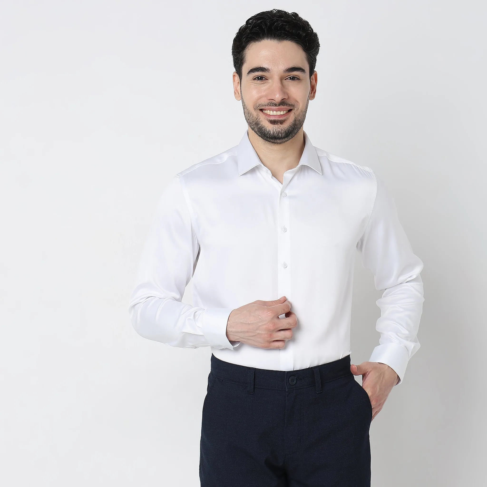 Ultra Club Shirts - Slim Fit : "Crease Free Tape Seamed Tailored Shirts” - Perfect Club Look