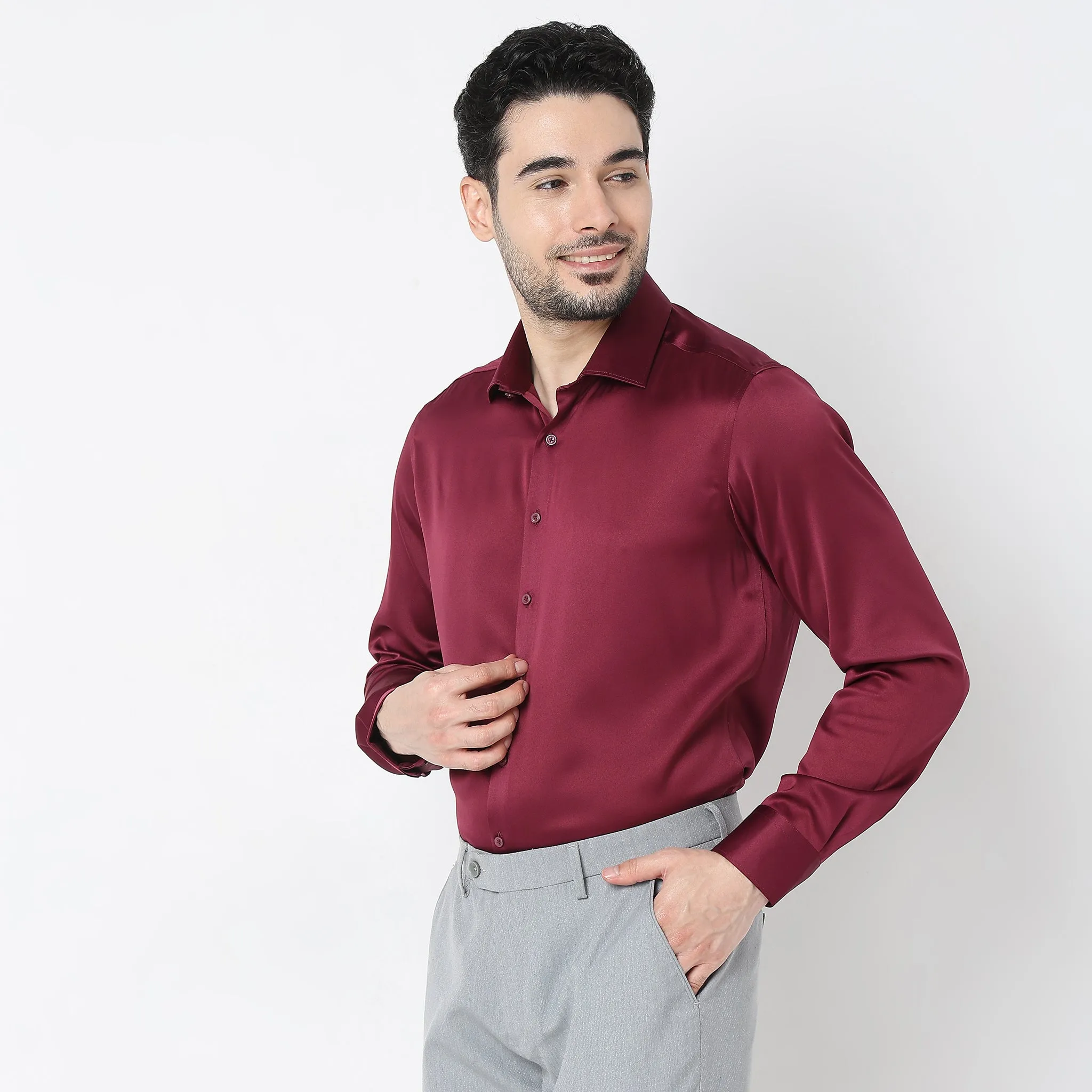 Ultra Club Shirts - Slim Fit : "Crease Free Tape Seamed Tailored Shirts” - Perfect Club Look