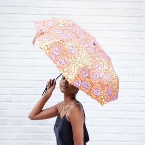 Unapologetic Swirl Came Thru Drippin' Push Button Umbrella