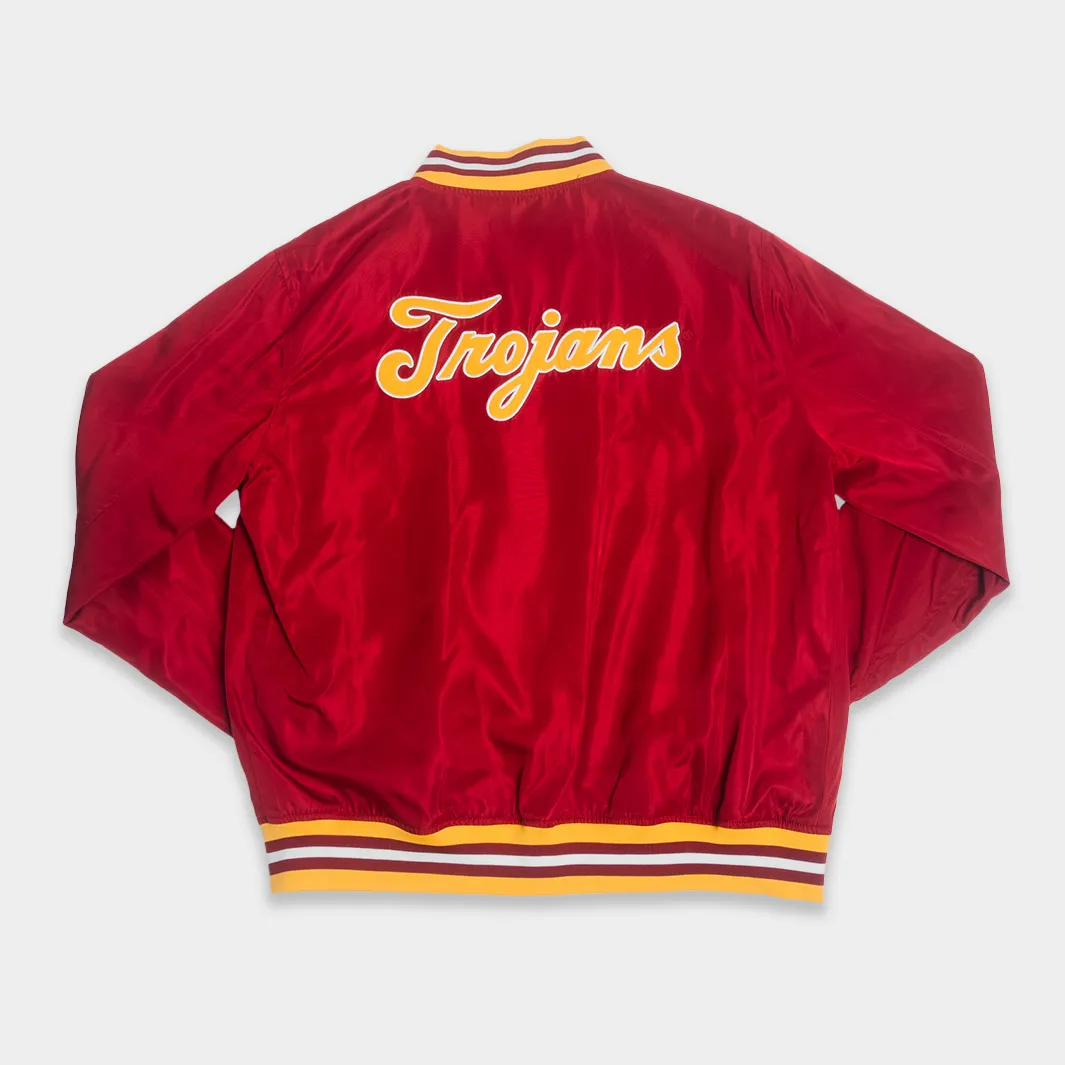 USC Vintage Trojans Script and Logo Bomber Jacket