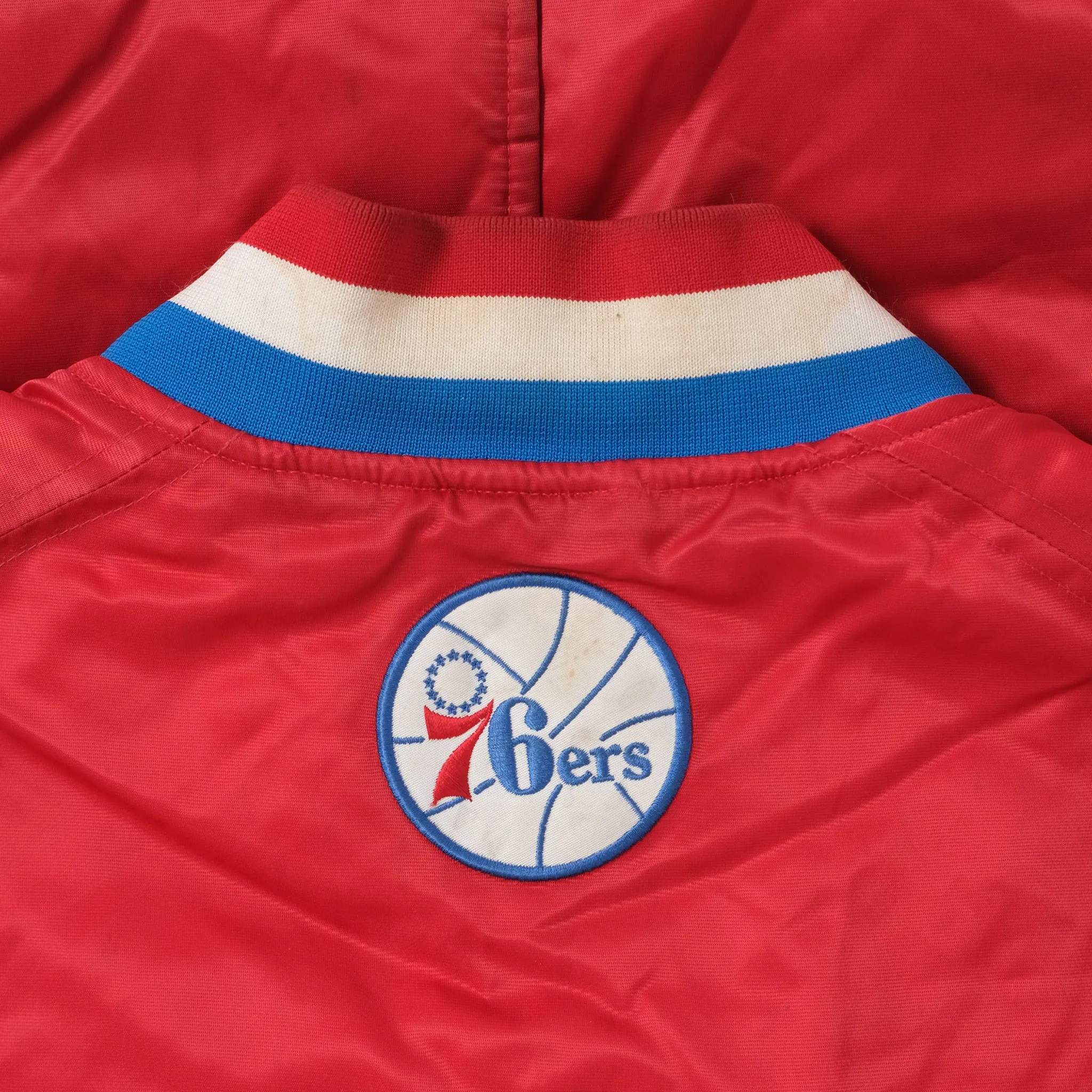 Vintage Champion Philadelphia 76ers Bomber Jacket Large