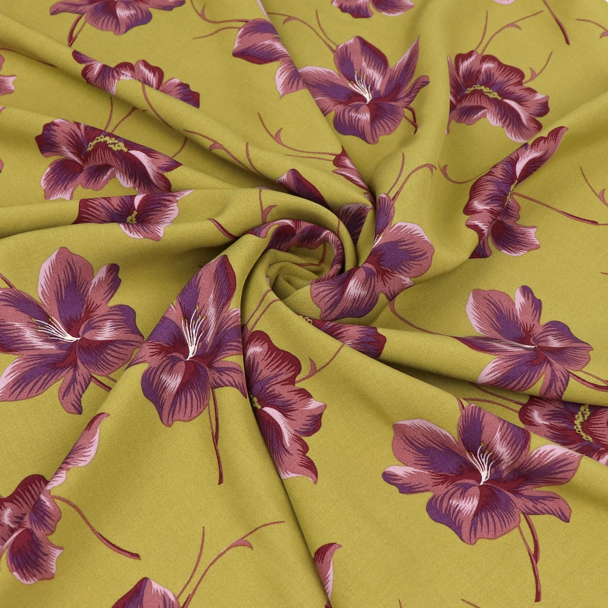 Viscose Lawn - Autumn Flower