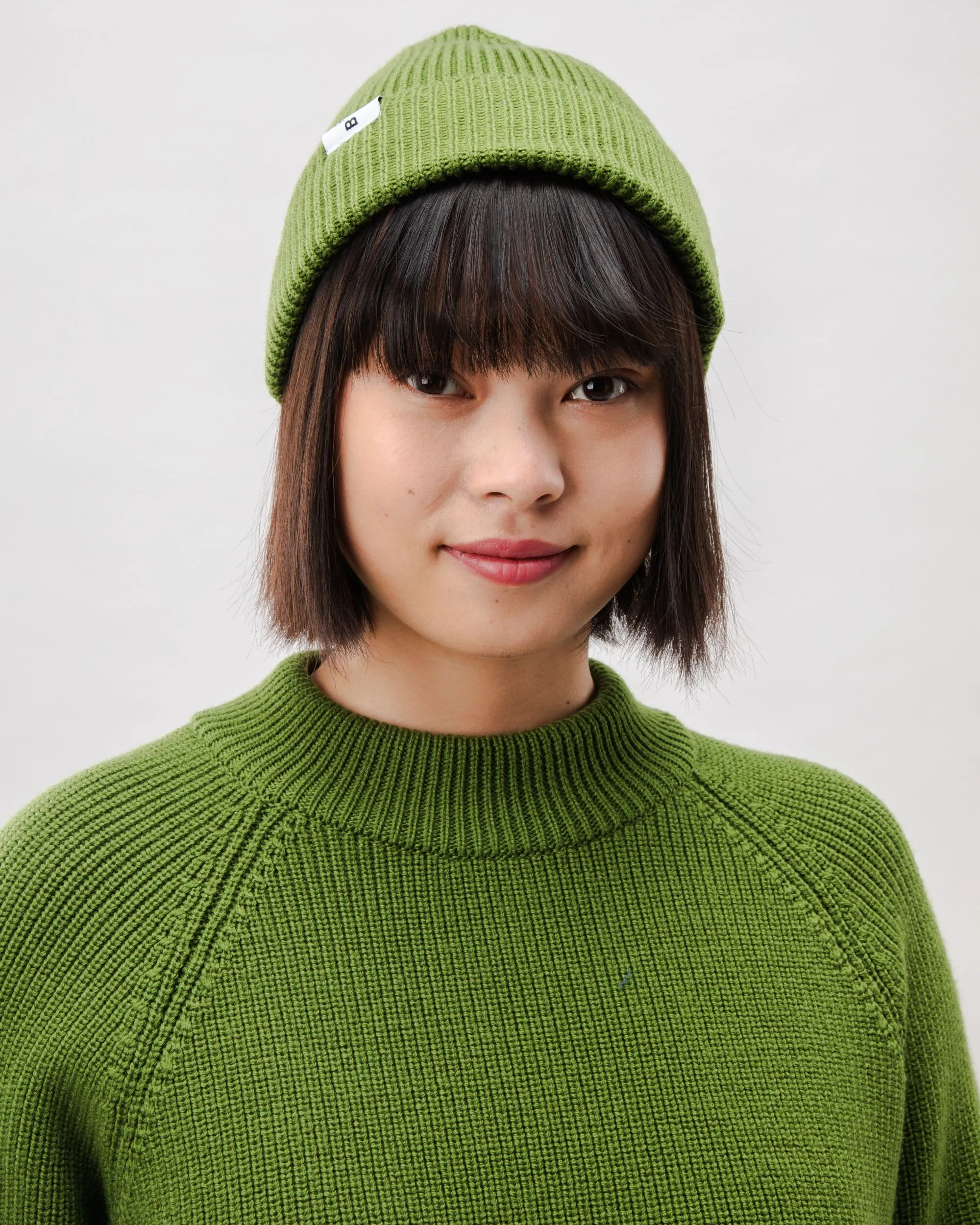 Waterfront Wool Beanie Green