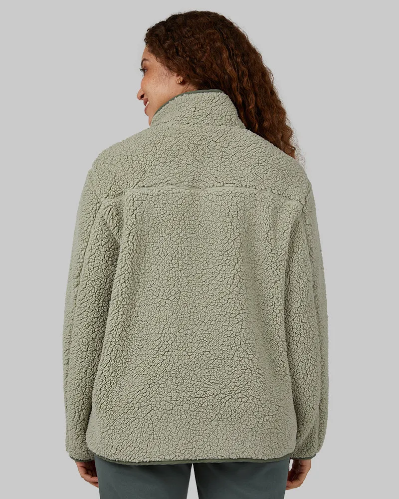 WOMEN'S COZY SHERPA SNAP JACKET