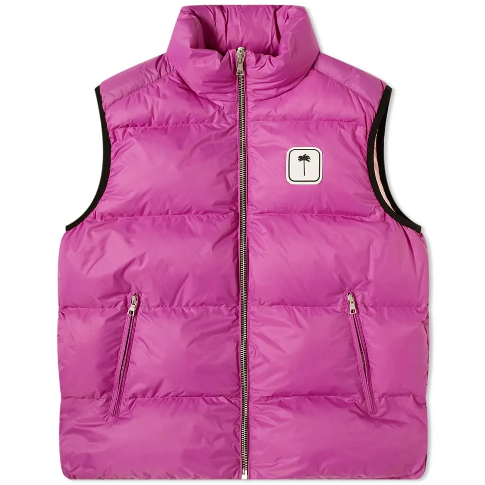 Womens Palm Angels Padded Nylon Bodywarmer