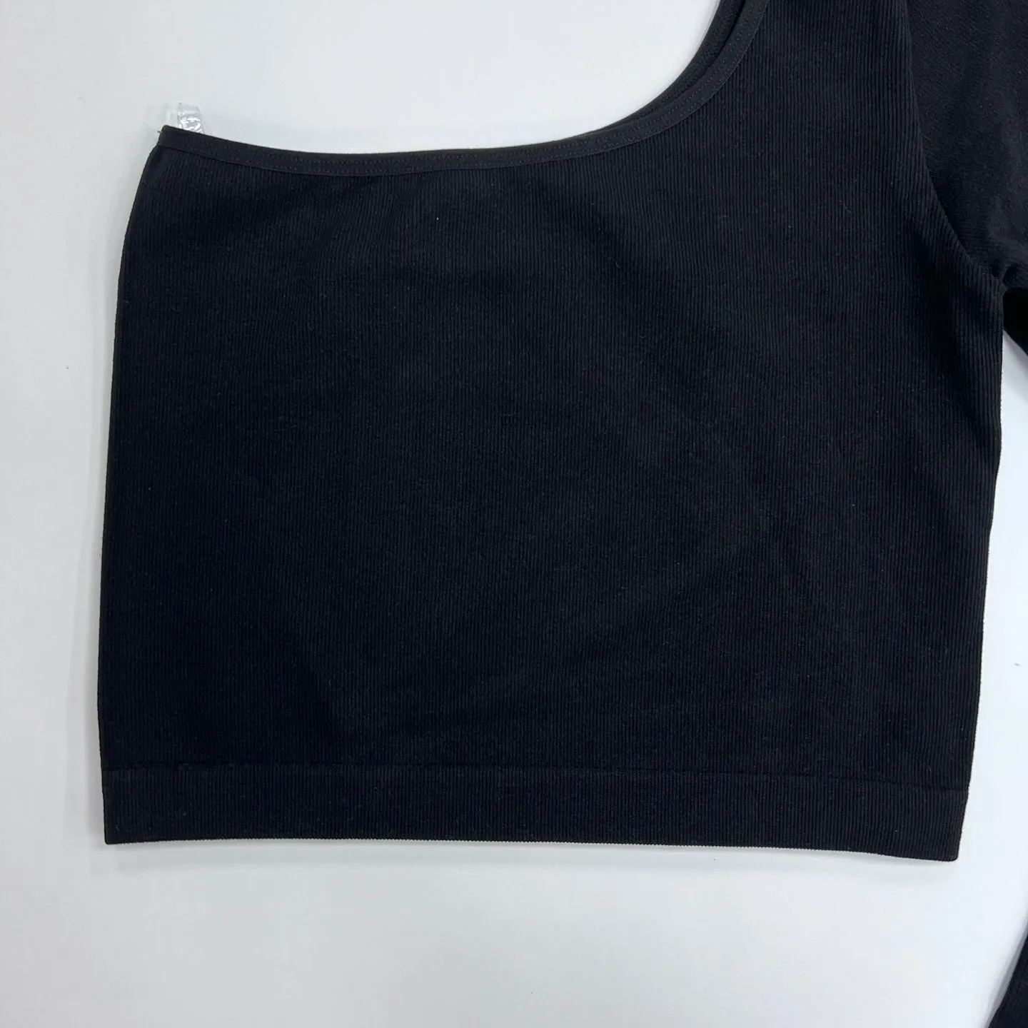 Women's Seamless One Shoulder Crop Top