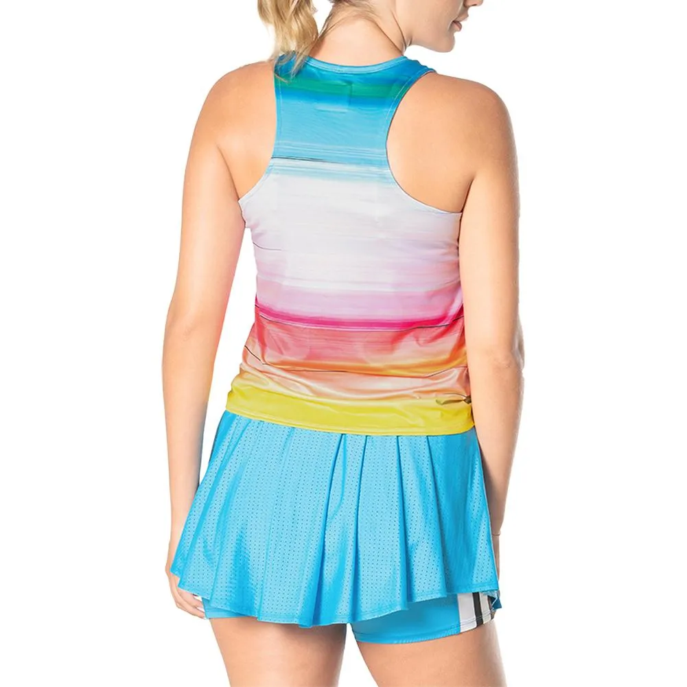 Women's Tropical Bliss Crop Tennis Tank Parrot