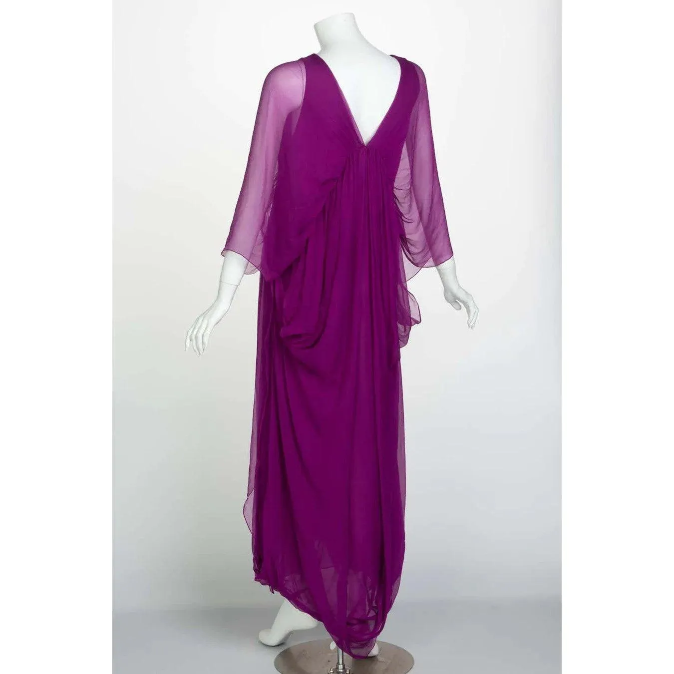 Yves Saint Laurent Soir Chiffon Evening Dress | FR 36