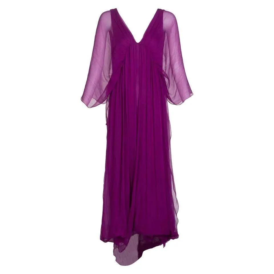 Yves Saint Laurent Soir Chiffon Evening Dress | FR 36